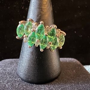 Vintage Sterling Silver Cubic Zirconia Ring